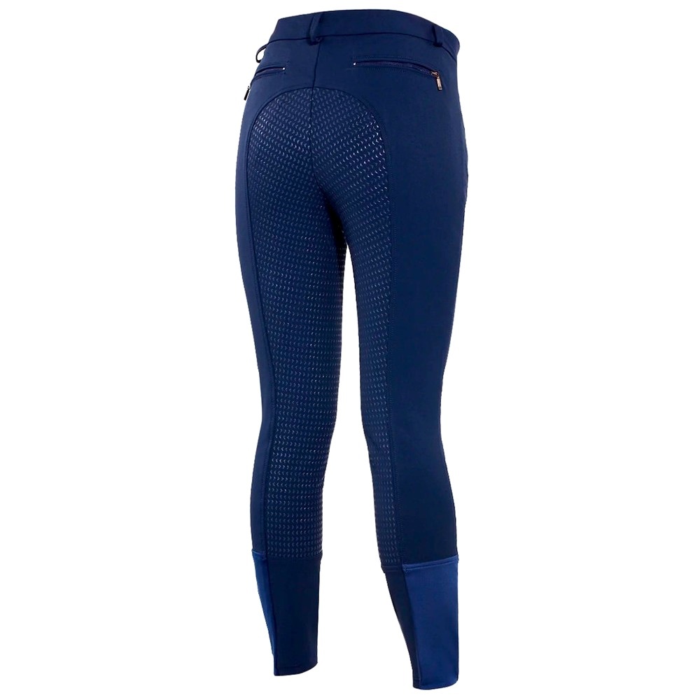 SOLD - HR Farm CHRON Riding Breeches For Women Full Seat Silicone Pants - Picture 4 of 6